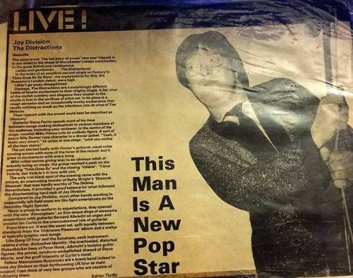 Distractions &amp; Joy Division NME